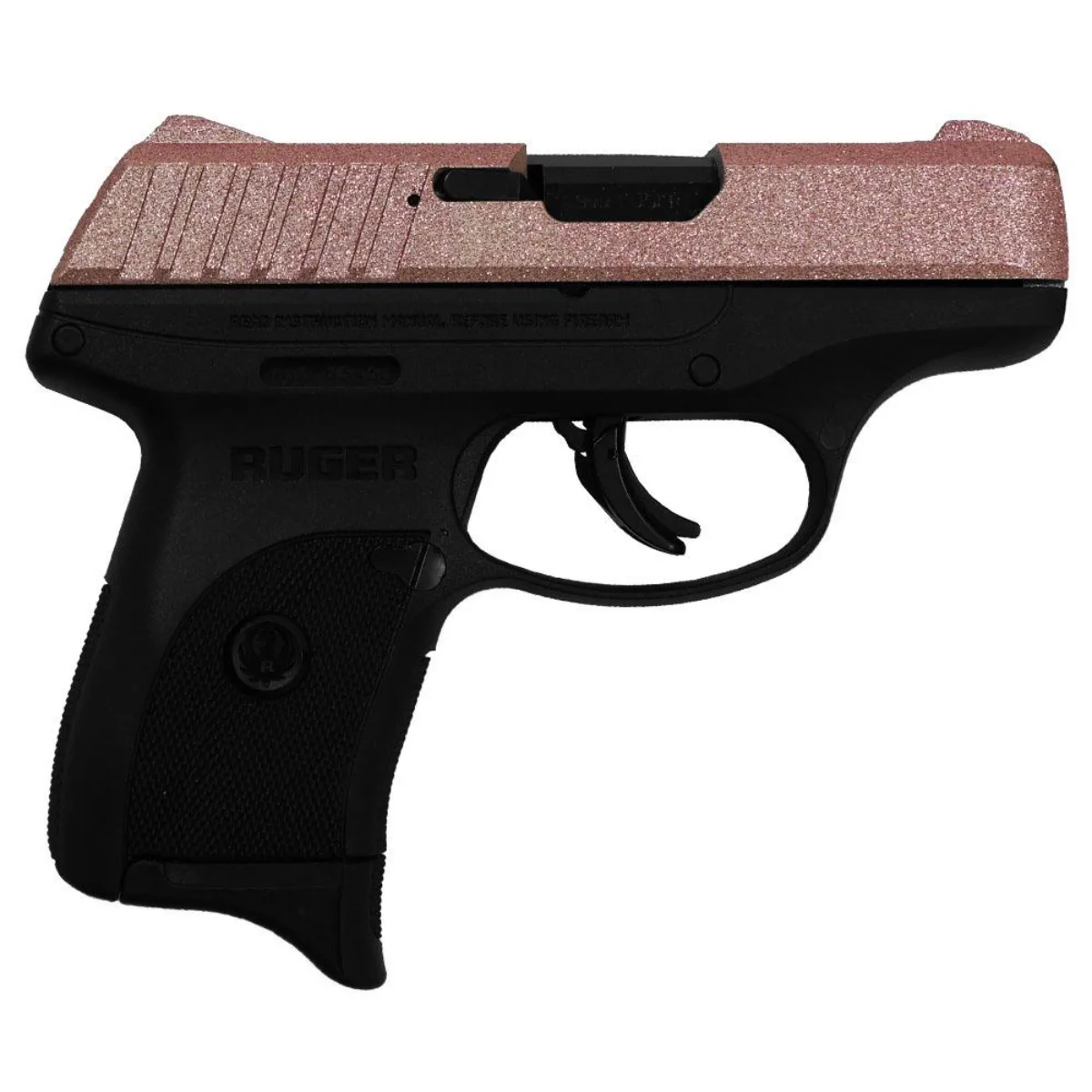 Ruger EC9s Rose Gold Glitter 9mm 7rd Pistol