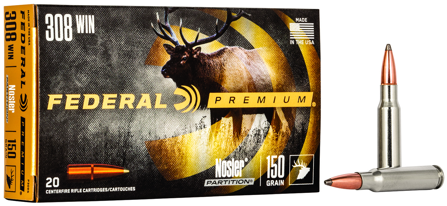 Federal Premium 308 Win 150Gr  Np 20 Rounds Ammunition