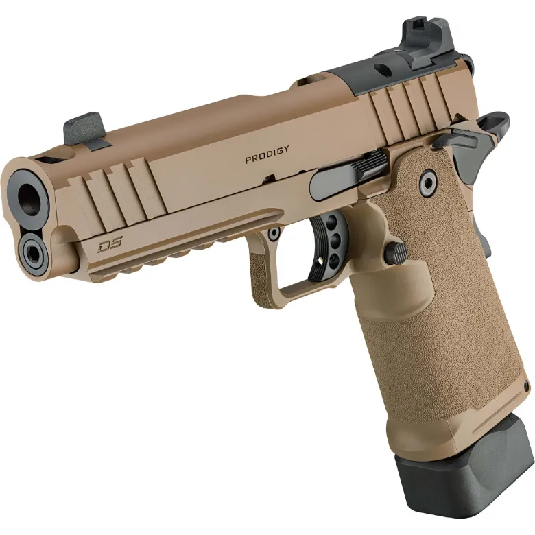 SPRINGFIELD AMRORY 1911 DS PRODIGY COMP FDE 9MM 5" 20-RD SEMI-AUTO PISTOL