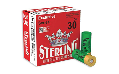 Sterling Exclusive 12 Gauge #8 Shot 2.75" 1 1/8oz 25rd Low Recoil Ammo