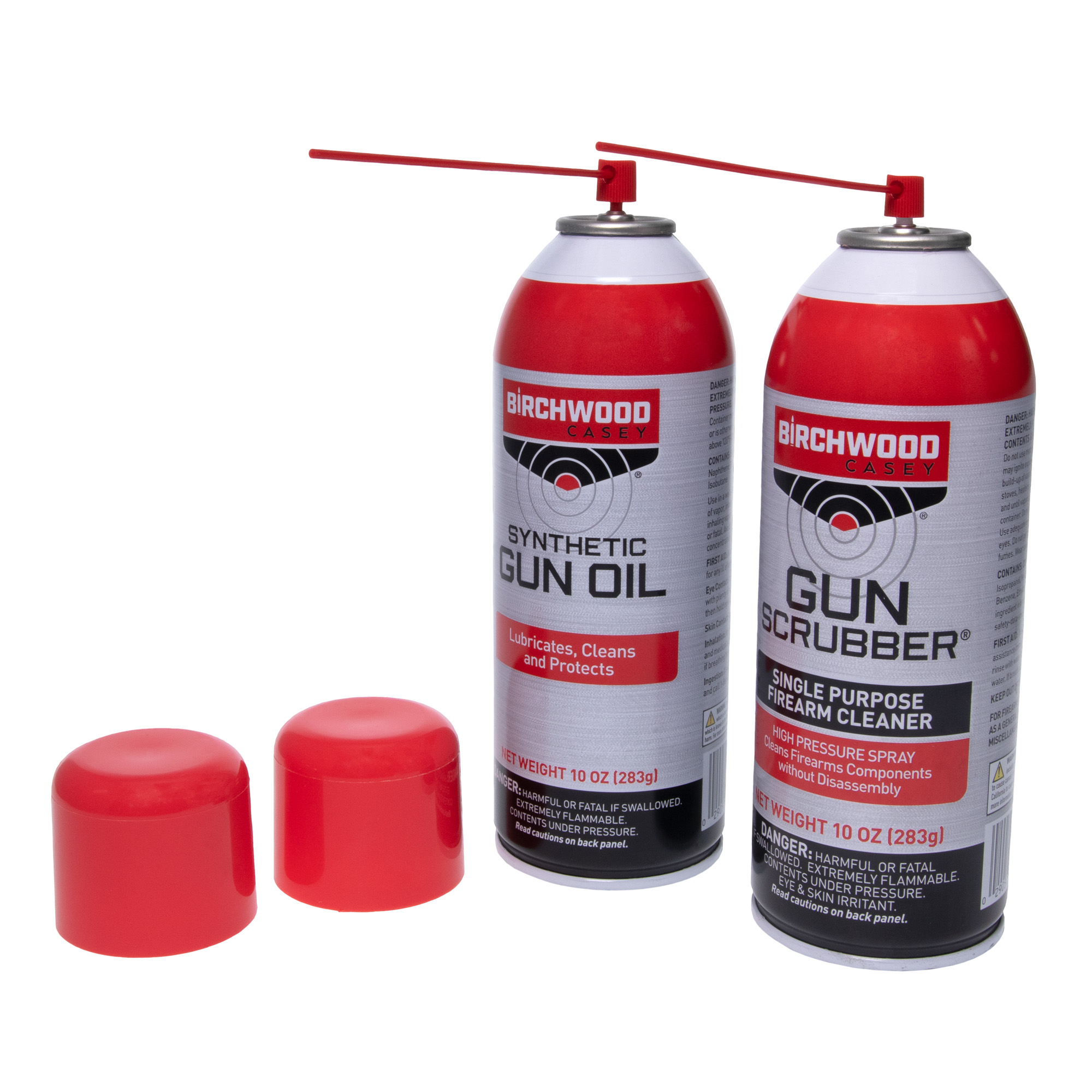 Birchwood Casey Gun Scrubber & Synthetic Gun Oil Combo Pack, 10 oz, 2-Pack