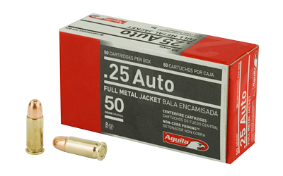 AGUILA 25ACP 50GR FMJ 50 Rounds