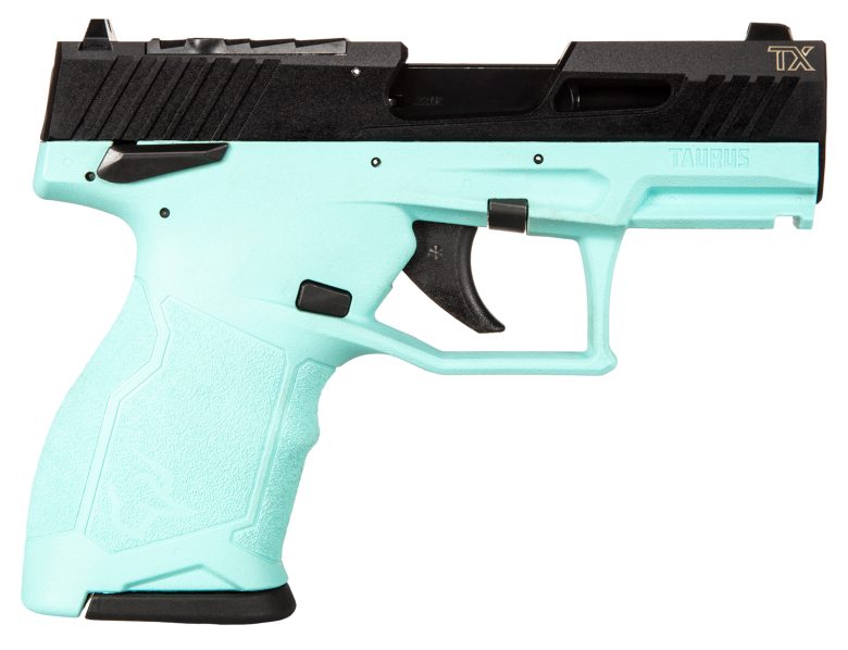 Taurus TX22 Compact .22 LR 3.6" 13rd (2) Cyan/Black Pistol