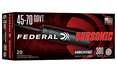 Federal 45-70 Government 300 Grain Target Soft Point Subsonic - image 2 of 5
