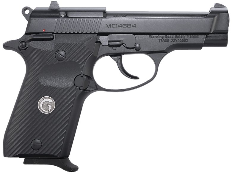 EAA GIRSAN 390825 MC14G84 380 ACP 13+1 3.80" Black Steel Barrel, Black Serrated Steel Slide, Black Aluminum Frame w/Beavertail, Black Polymer Grip