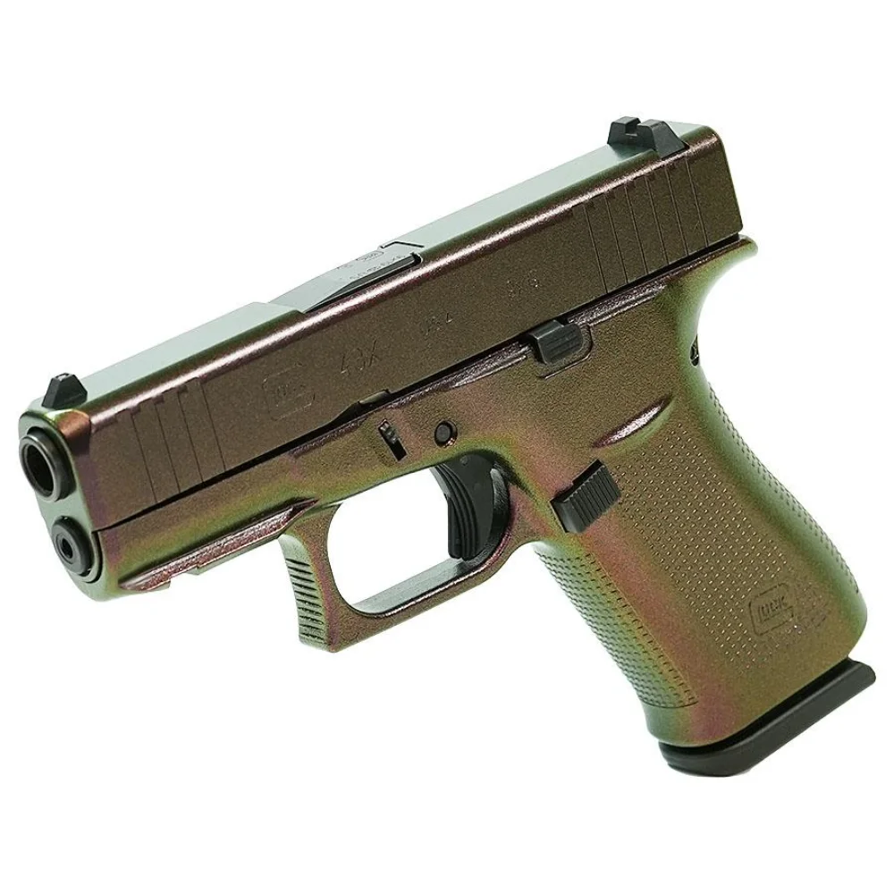 Glock 43X 9mm Shimmering Razorback 3.4" 10rd Pistol USA Made