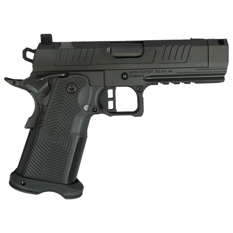 Alpha Foxtrot AF1911 Romulus 9mm Pistol 3.5" Comp Threaded Barrel RMSc