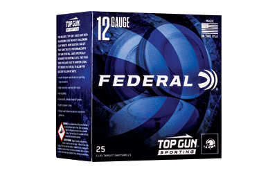 FEDERAL TOP GUN 12GA 1300FPS 2.75" #7.5 25Rd