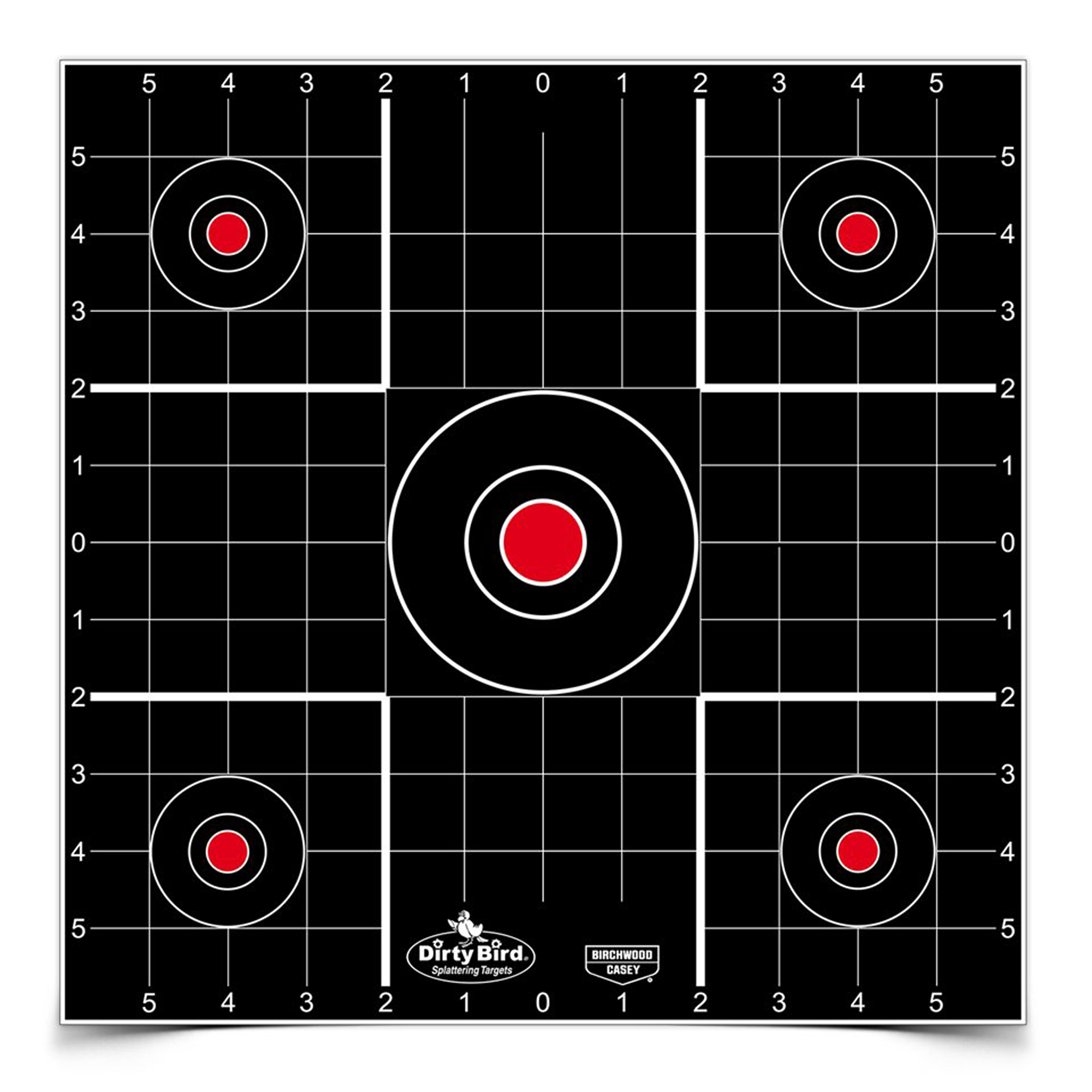 Birchwood Casey Dirty Bird Bullseye Tagboard Target - 12"