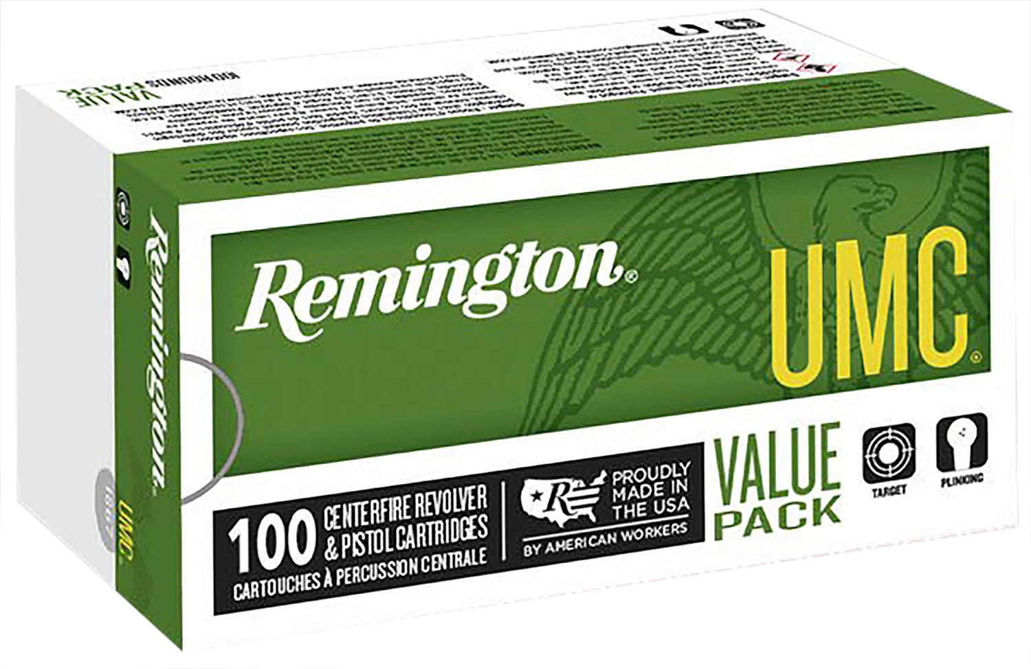 Remington Ammunition 23797 UMC Value Pack 45ACP 230gr Full Metal Jacket 100 Per Box/6 Case