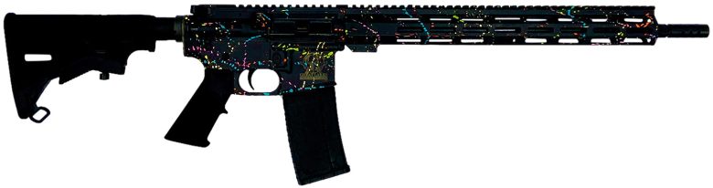 Great Lakes Firearms GL15223BLK GL15  223 Wylde 30+1 16" 4150 Nitride 15.25" M-LOK Handguard Mil-spec Polymer Grip