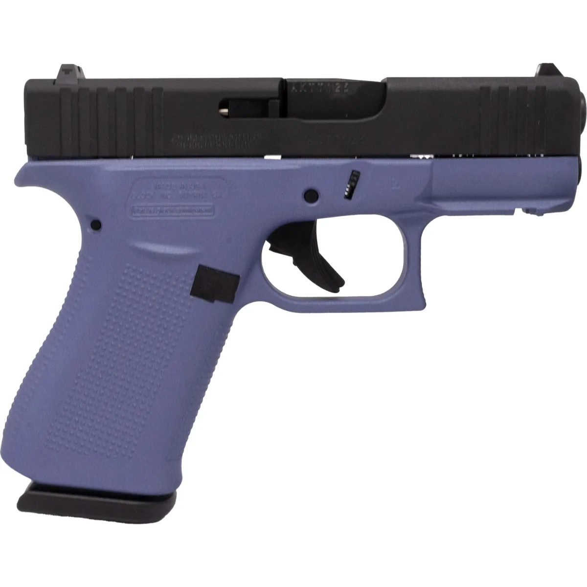 Glock 43x Orchid Purple Black Slide 9mm 10Rd Pistol