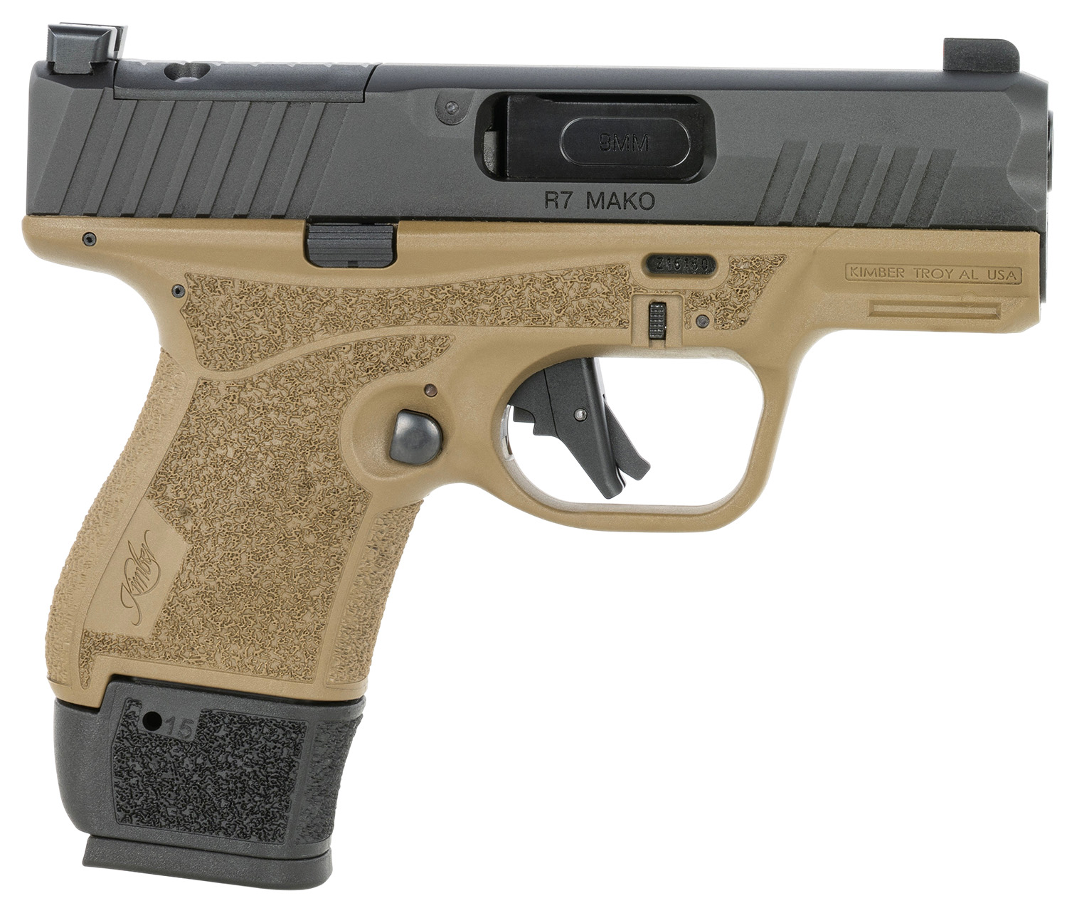 Kimber R7 Mako FDE 9mm 3.37" Optic Ready 15+1 Subcompact Pistol