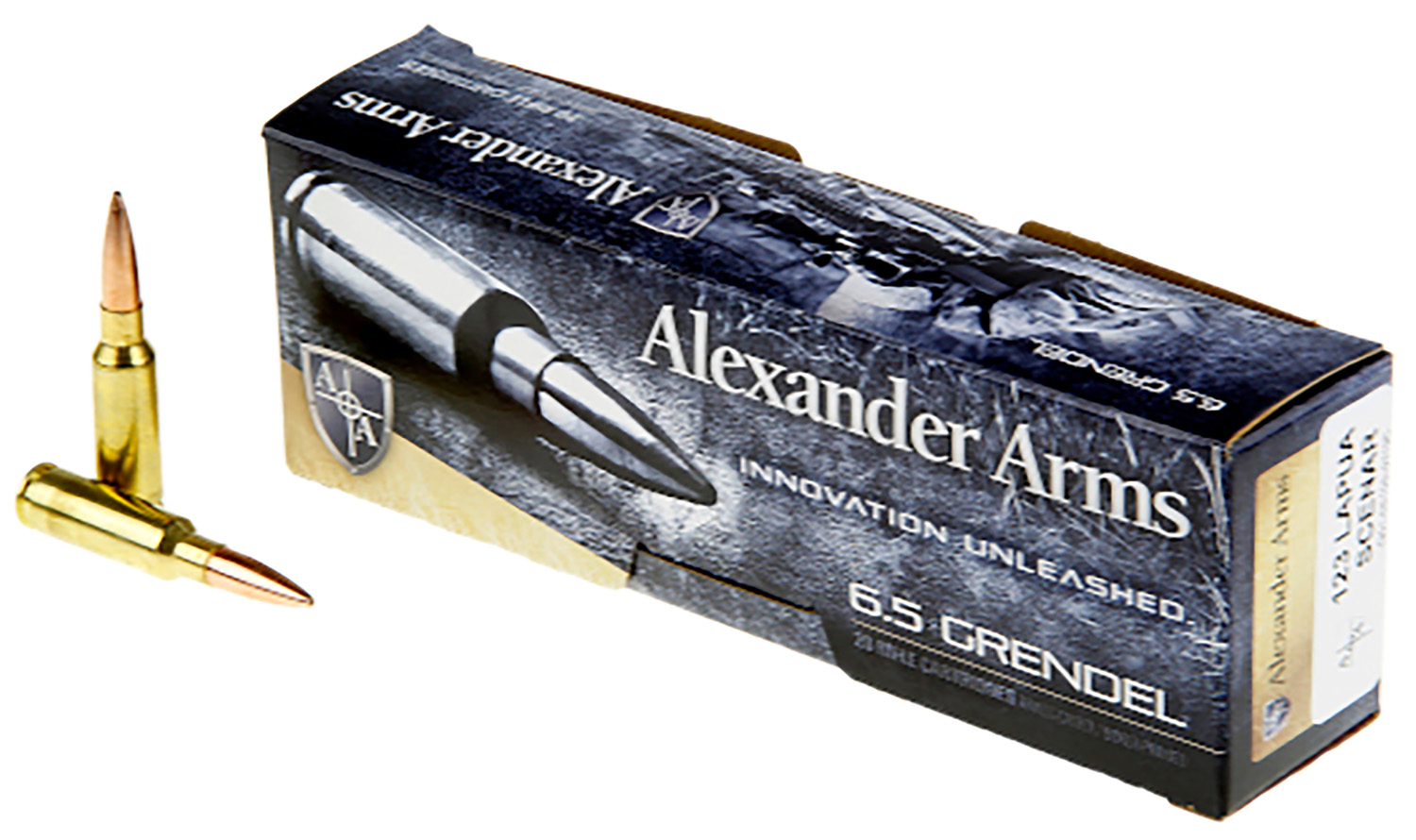 Alexander Arms 6.5 Grendel 123gr Lapua Scenar OTM Ammo 20rd Box