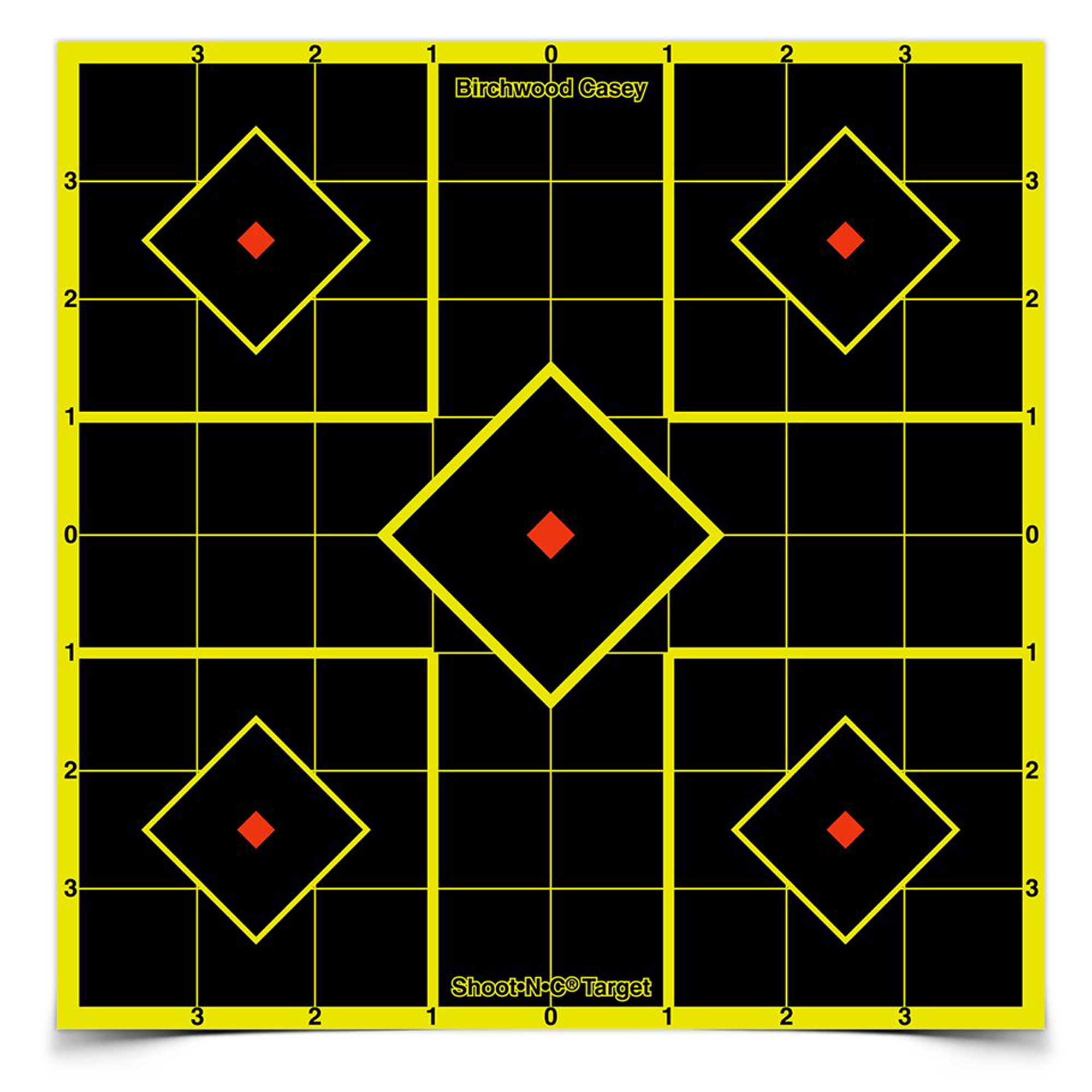 Birchwood Casey Shoot-N-C 8" 5-Diamond Reactive Target - 15 Pack