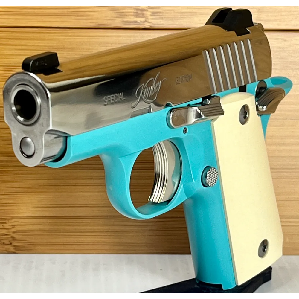 Kimber Micro Bel Air 380ACP Stainless & Blue Pistol