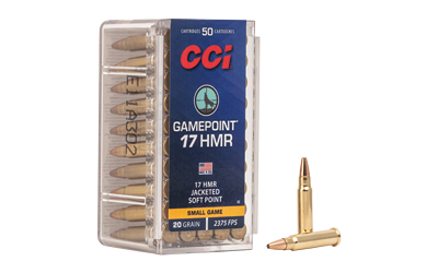 CCI .17 HMR 20gr Game Point Ammo 50rd