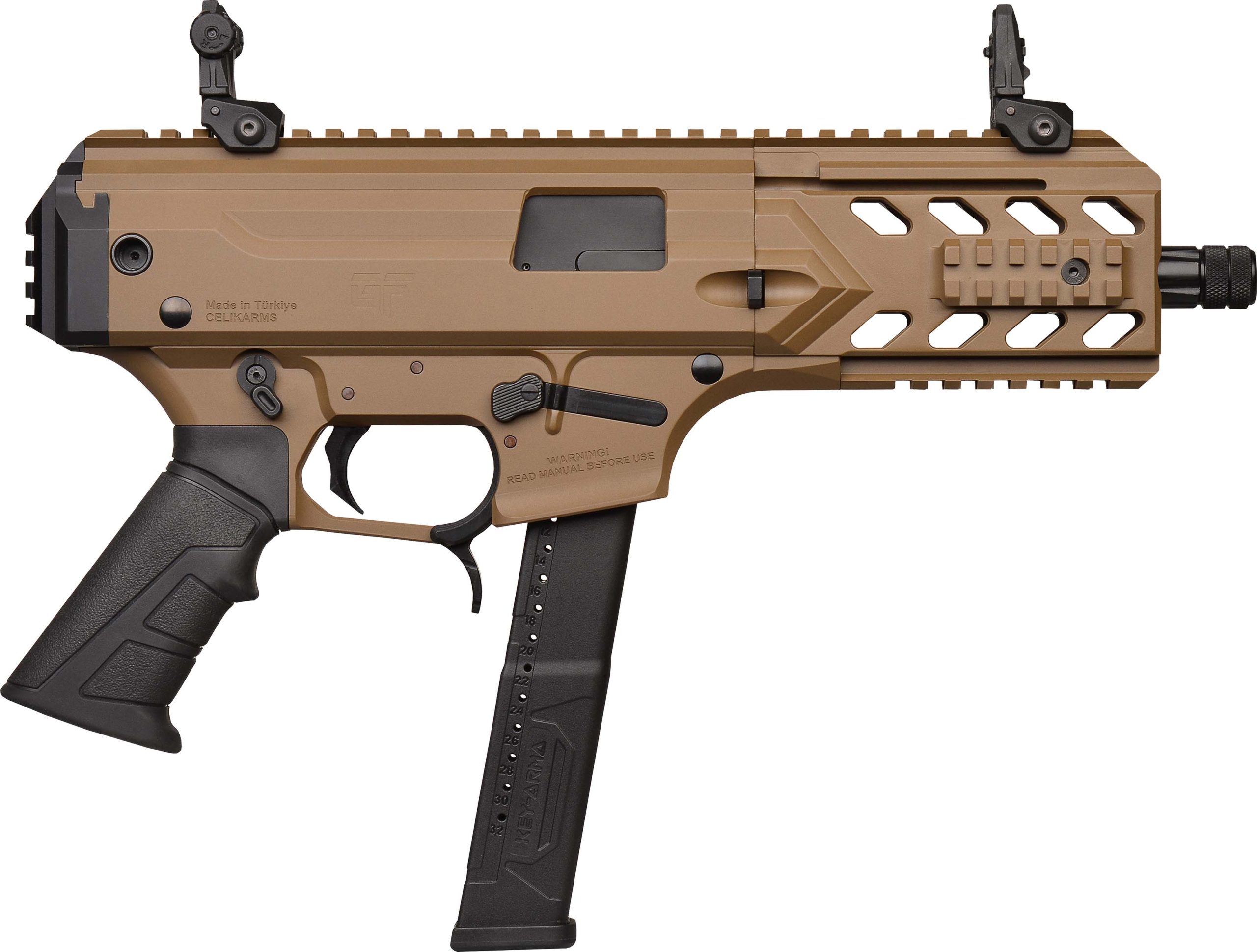 GFA Blade6 9mm 6" Barrel 33rd FDE Pistol