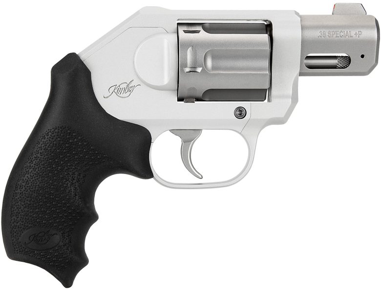Kimber Mfg, Inc 3400034 K6XS Small 38 Special +P 6 Shot 2" Glass Bead Stainless Steel Barrel, Silver KimPro II Aluminum Frame, Black Hogue Rubber Grip, Concealed Hammer