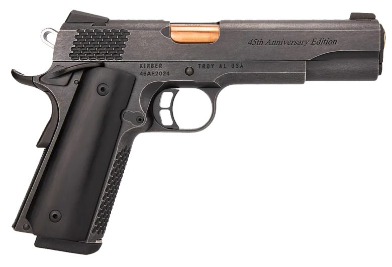 Kimber 45th Anniversary Limited Edition 45ACP 5" 8+1 Horn Grip Pistol