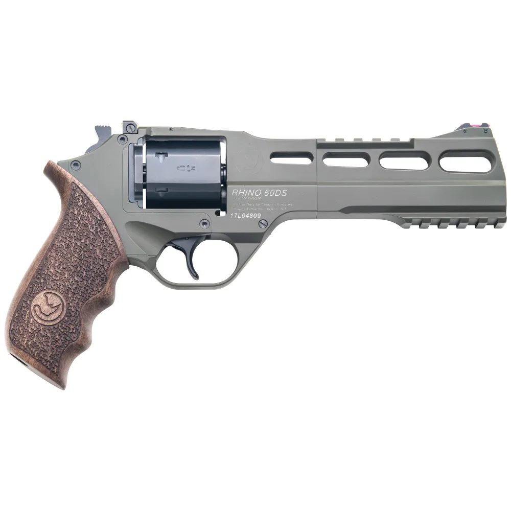 CHIAPPA RHINO 60DS OD GREEN DA/SA 357MAG 6" REVOLVER