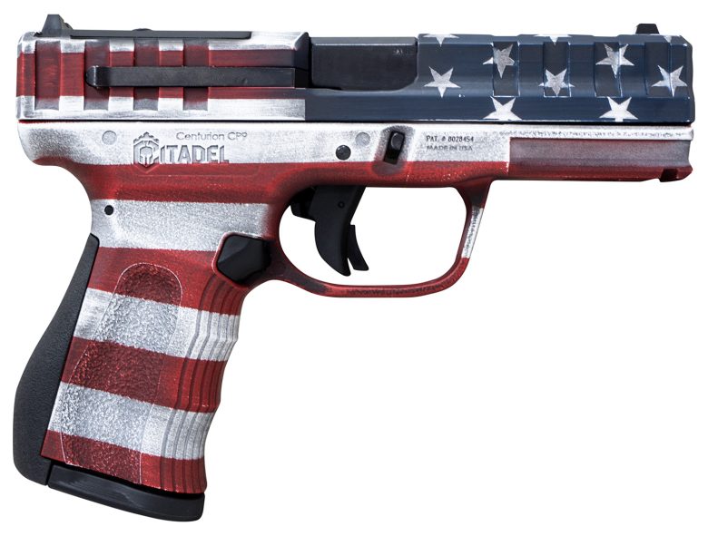 Citadel Centurion CP9 9mm 4" American Flag 14+1 Optic Ready Pistol