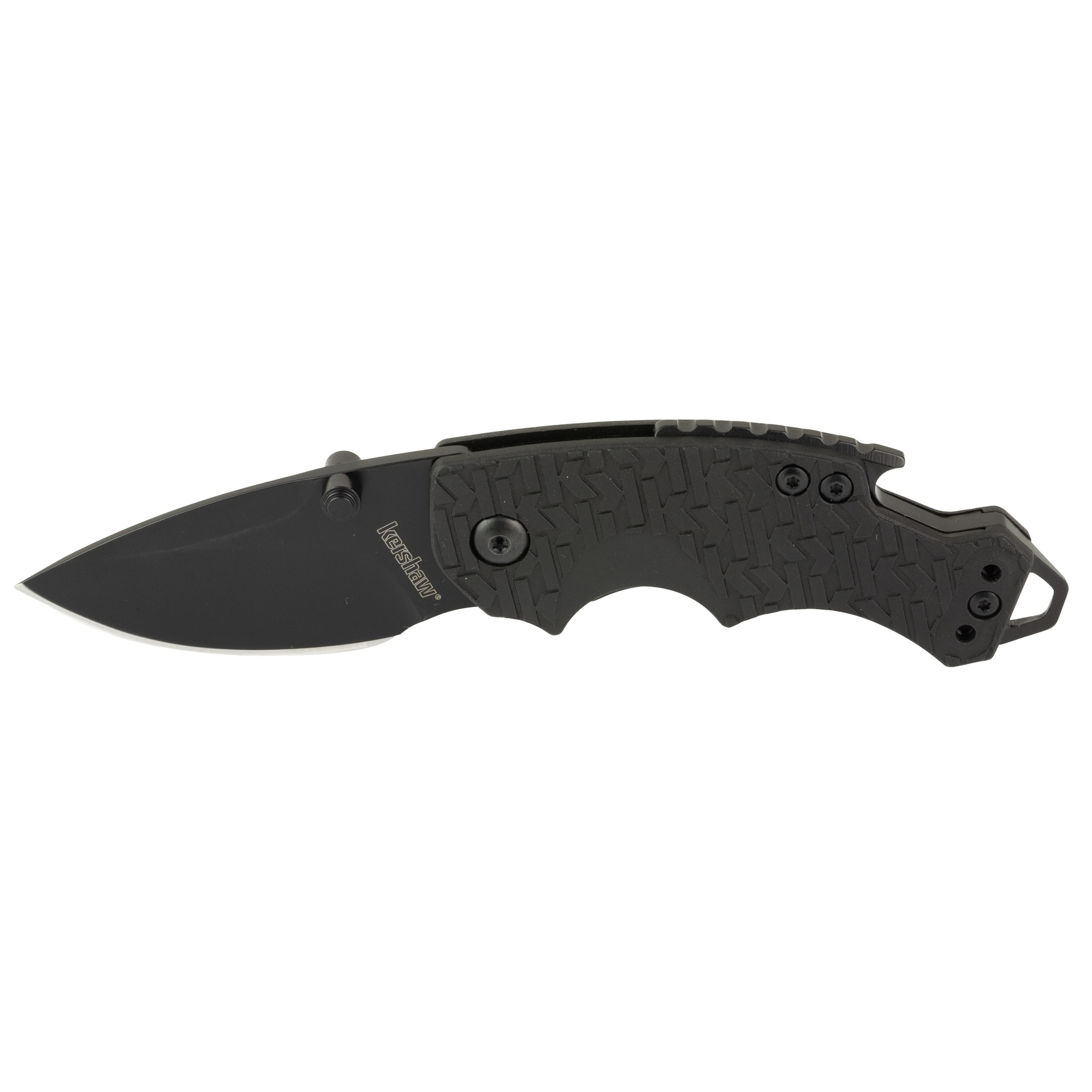 Kershaw Shuffle Folding Knife, 2.4" Drop Point Blade, Black Oxide