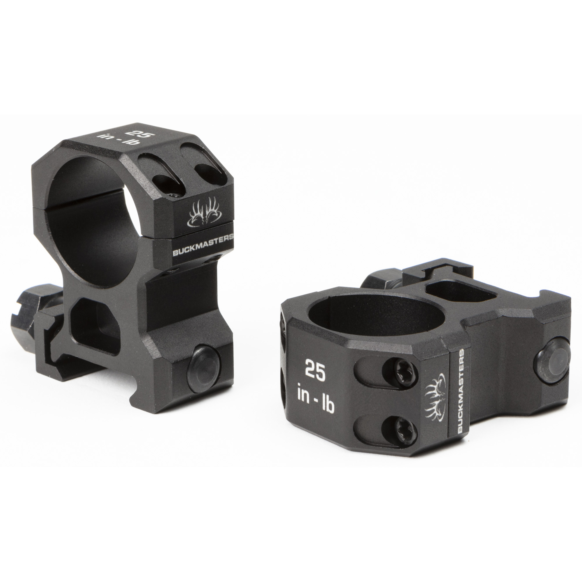 Sig Sauer Buckmasters 1" High Scope Rings, Black, Aluminum, Picatinny