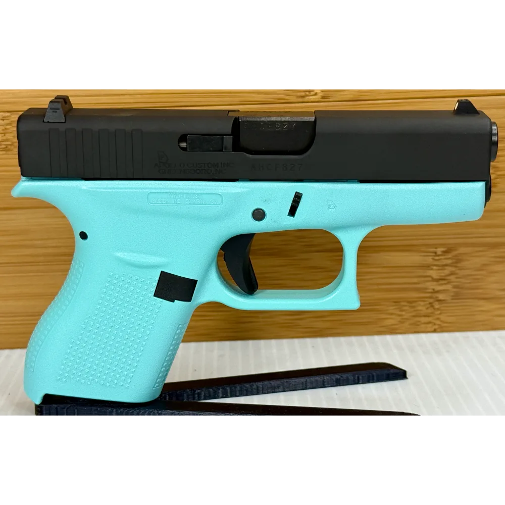 GLOCK 42 ROBINS EGG BLUE 380ACP 6RD PISTOL - image 2 of 7