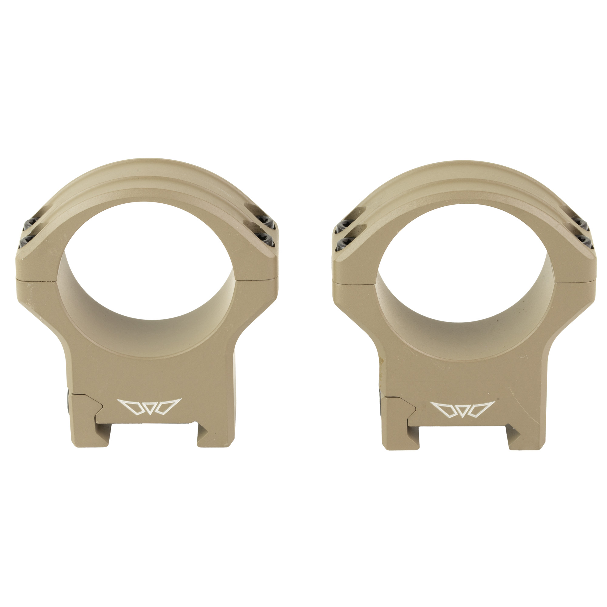 Warne HyperLite Rings - Dark Earth Cerakote, 34mm