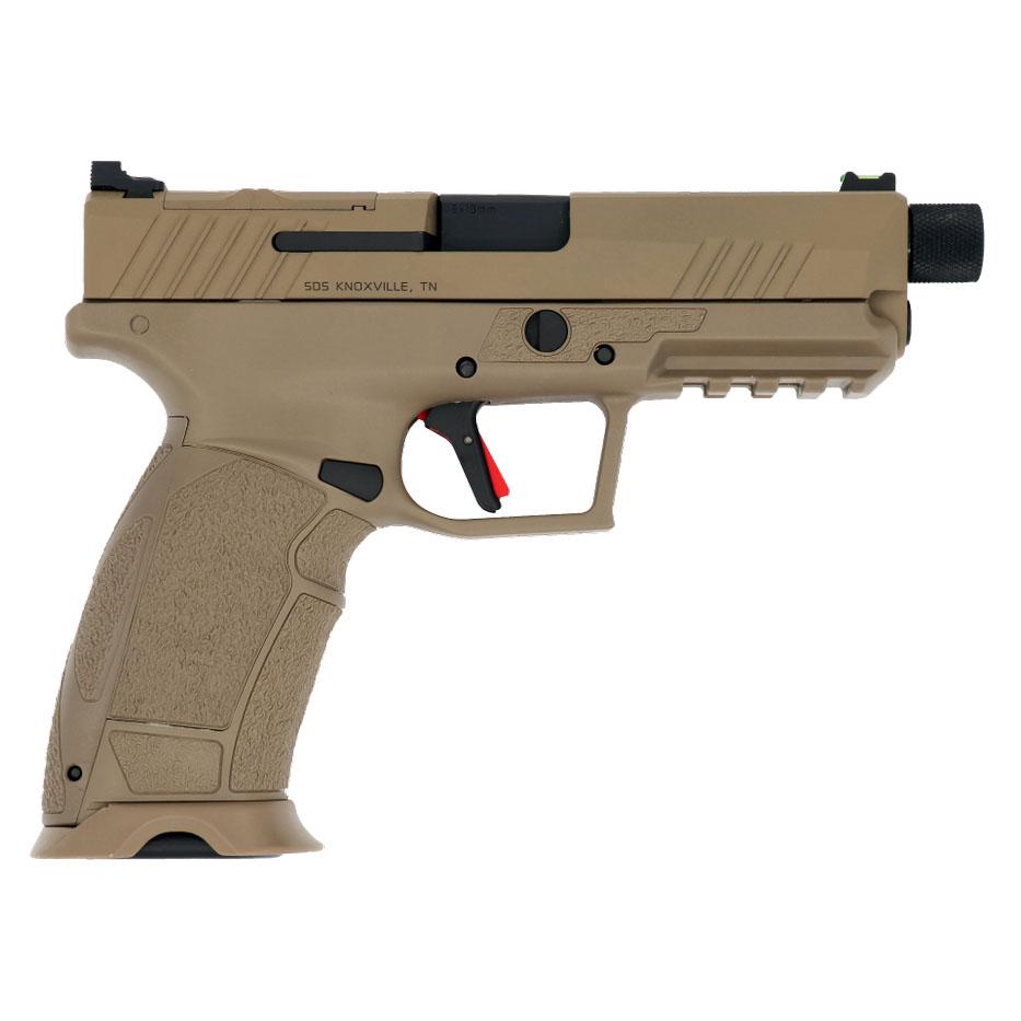 Tisas PX-9 Gen 3 Duty 9mm 4.69" Pistol 18rd/20rd FDE Finish