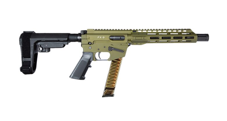 Freedom Ordnance FX9P 9mm 31+1 10" OD Green Pistol