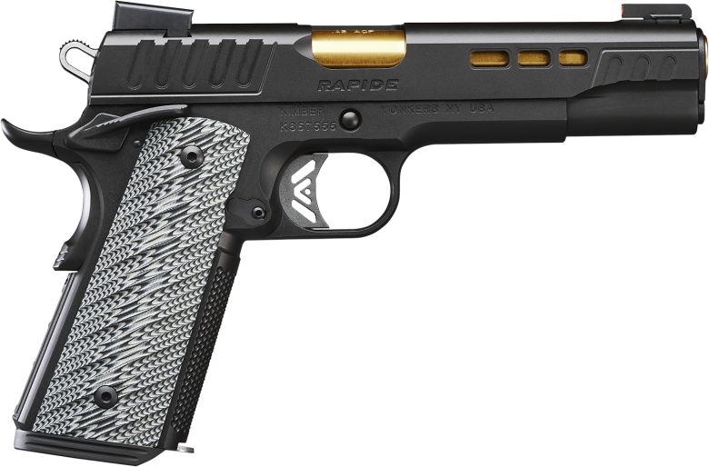 Kimber Rapide .45 ACP 5" 8+1 Gold Barrel Black G10 Grips