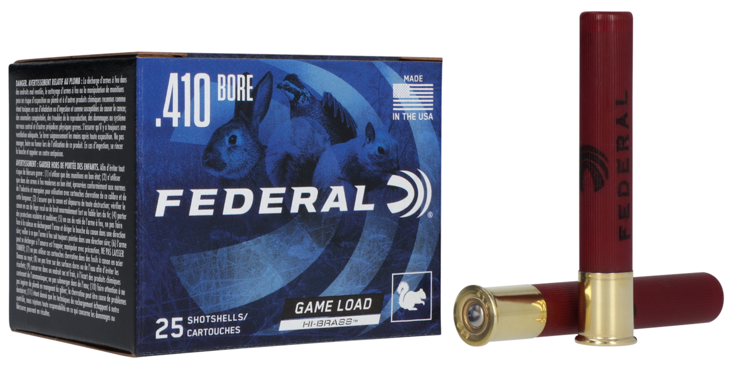 Federal Game-Shok High Brass 410Gauge 2.50" 1/2oz 7.5Shot 25Rd H41275