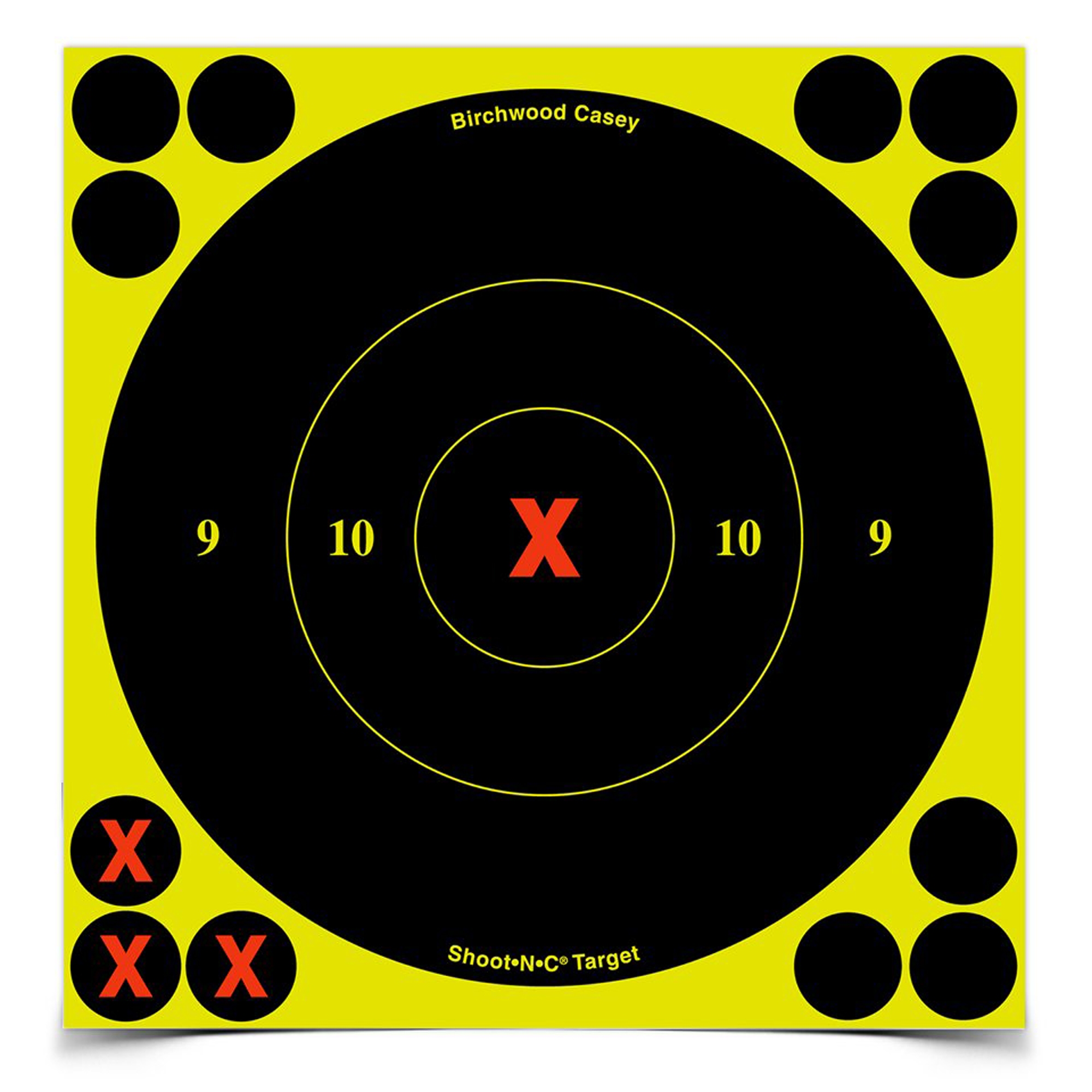 Birchwood Casey Shoot-N-C 6" X-Bullseye Target - 60 Pack