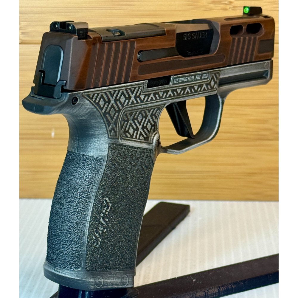 Sig Sauer P365X Debacle 9mm Custom Engraved Pistol