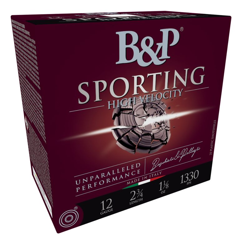 B&P 12B8SCH8 Sporting Clay 12Gauge 2.75" 1 1/8oz 8Shot 25 Per Box/10 Case