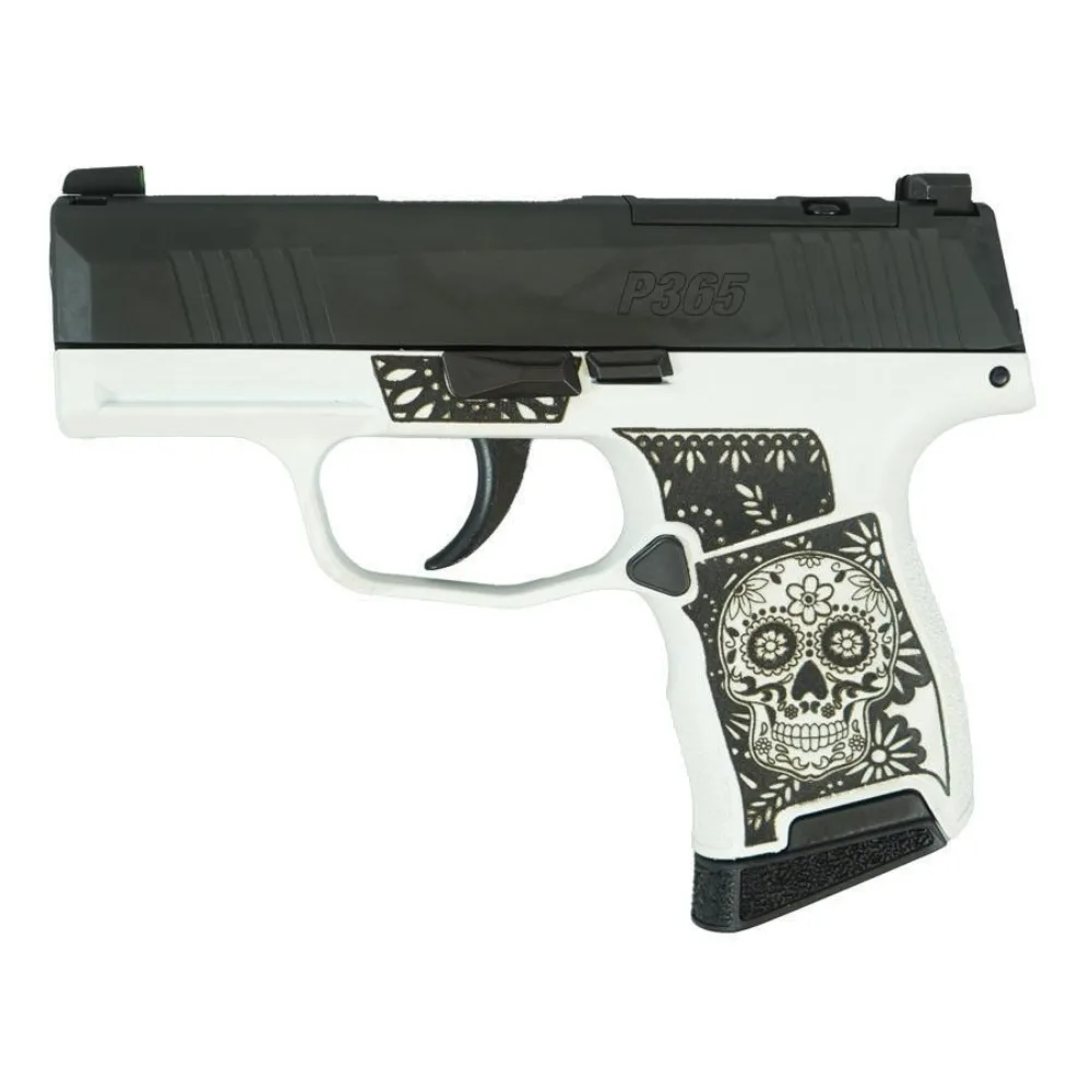 Sig P365 9mm White Sugar Skull 3.1" 10+1 Optics Ready X-RAY Sights