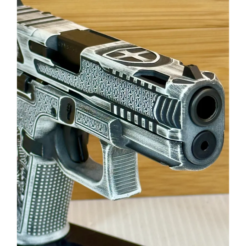 Templar Glock 19 Gen5 9mm Distressed White 15 Round Pistol