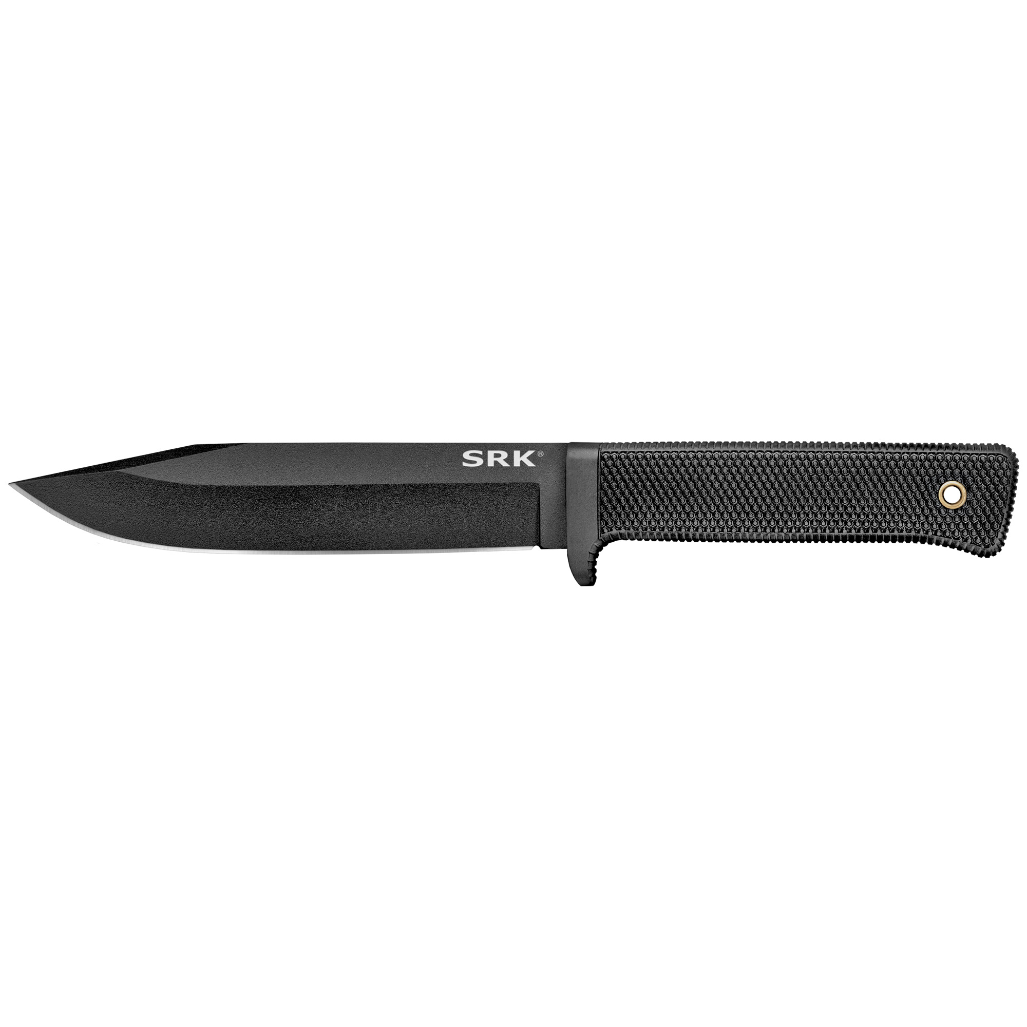 Cold Steel SRK (SK-5) 6" Fixed Clip Point Plain Blade, Black Kray-Ex Handle