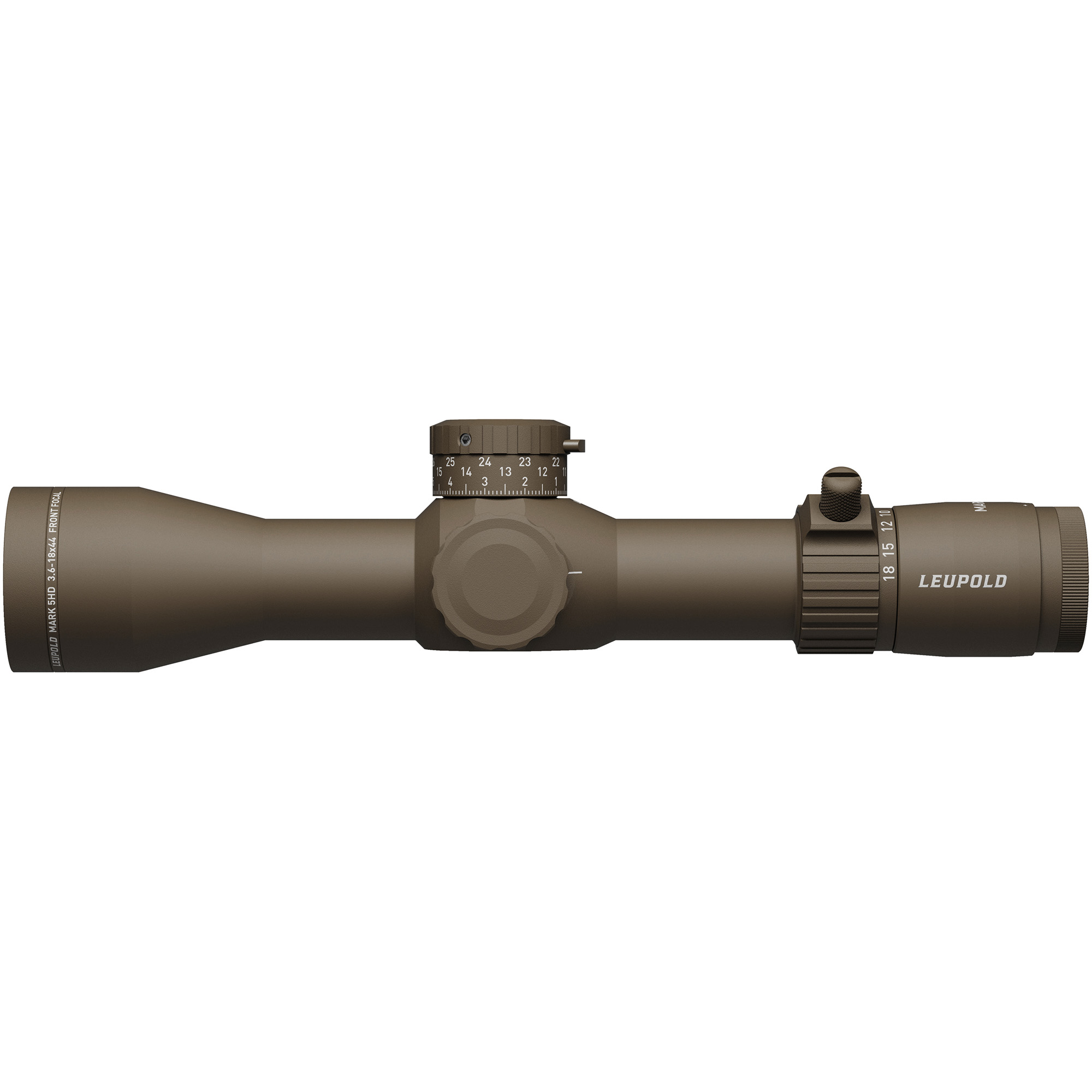 Leupold Mark 5HD 3.6-18X44mm FFP Tactical Rifle Scope, Dark Earth
