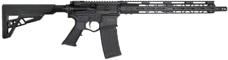 ATI ATIGOMX556ML15 Omni Hybrid  5.56x45mm 30+1 16" Black Threaded Barrel, Black Picatinny Rail Polymer Receiver, 15" M-LOK Handguard, Adjustable Black Synthetic Stock, Black Polymer Grip