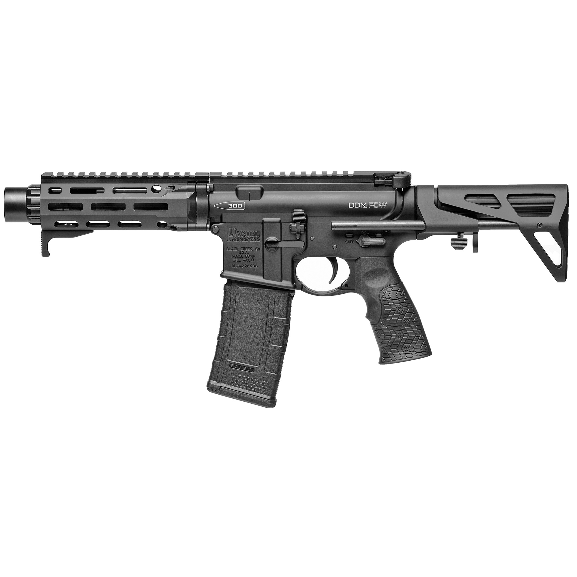 Daniel Defense DDM4 PDW 300 Blackout 7" SBR