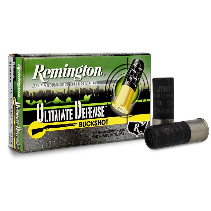 Remington Ultimate Defense Buckshot Load 12 Gauge 2-3/4" 00 Buck