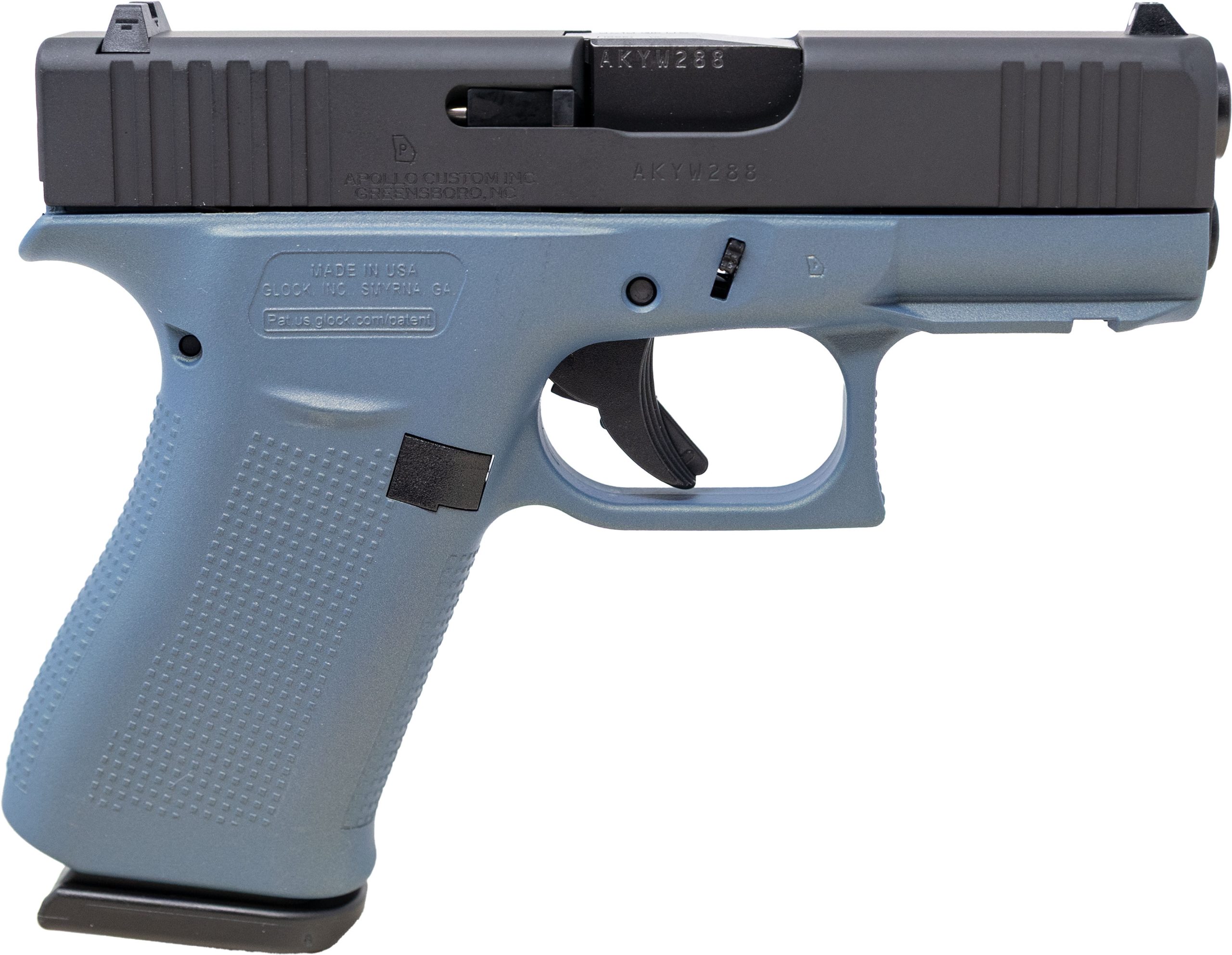 GLOCK 43X NORTHERN LIGHTS 9MM 10RD PISTOL