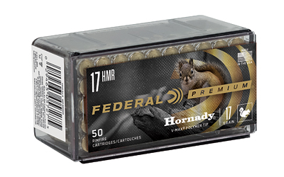 Federal Premium .17 HMR 17gr V-MAX 50rd