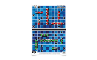 Birchwood Casey Pregame Self-Adhesive Paper Target - Battle at Sea
