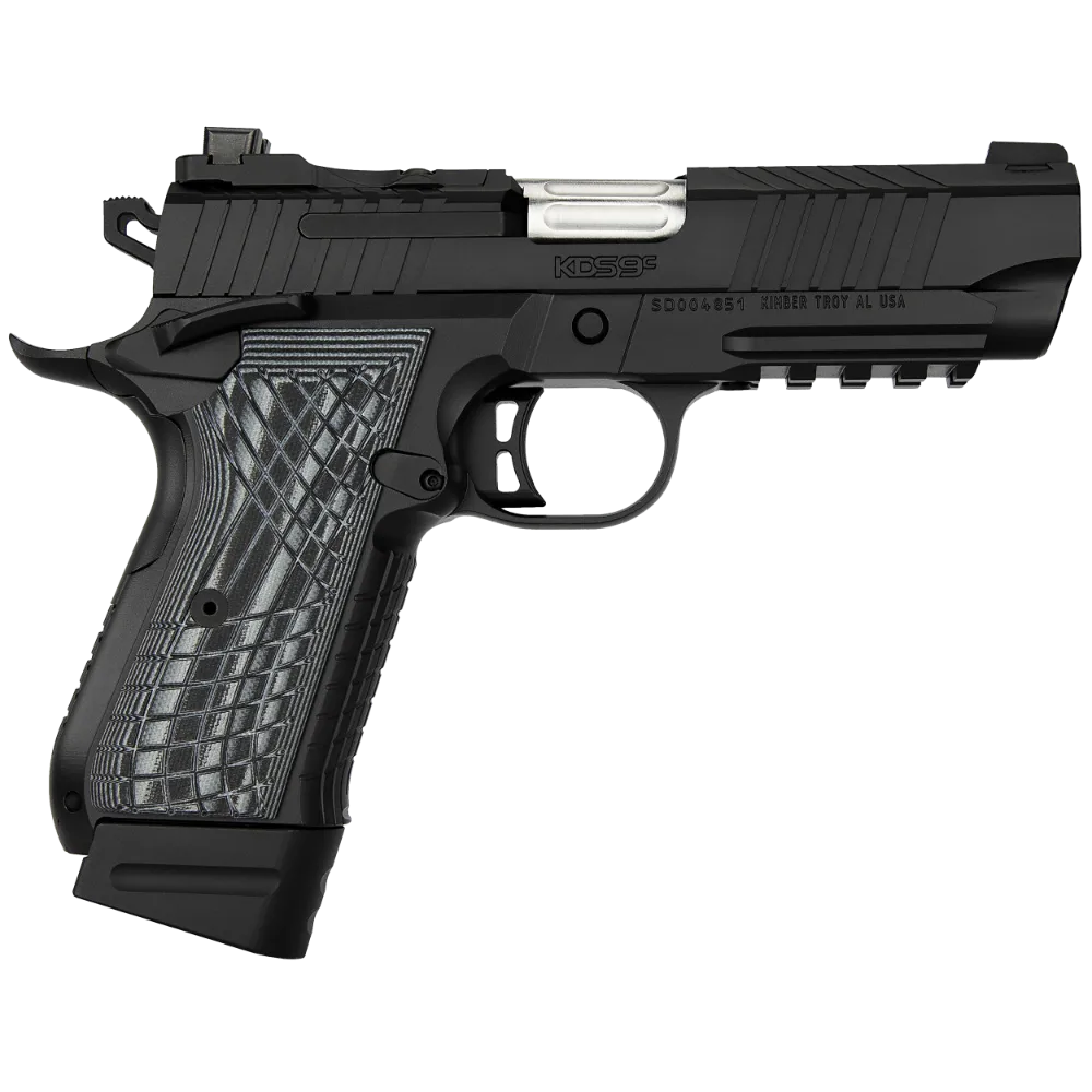 Kimber KDS9C 9mm 4" Black 15+1 Rail Night Sights