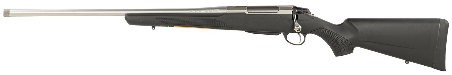 Tikka JRTXB41422MT T3 Lite Full Size 22-250 Rem 3+1 22.40" Stainless Threaded Barrel, Drilled & Tapped Stainless Steel Receiver, Fixed Black Synthetic Stock, Left Hand