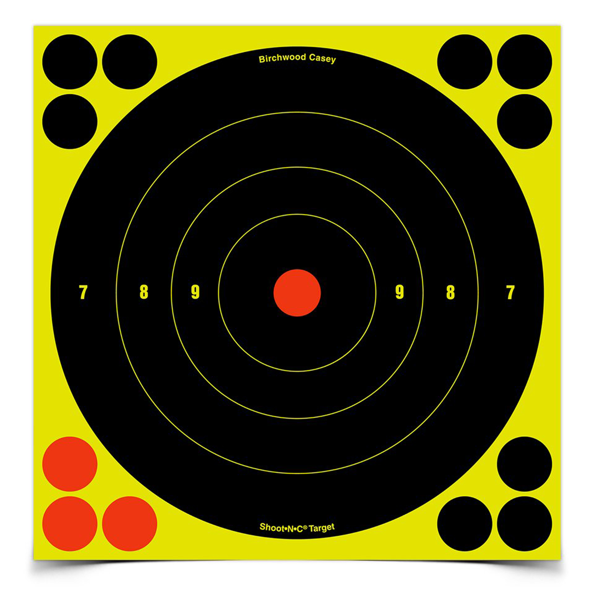 Birchwood Casey Shoot-N-C Reactive Target 8" Bullseye 30-Pack